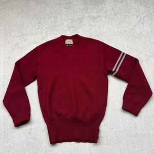 Vintage 1960s Wool Letterman Sweater Men's S